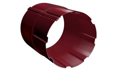 Соединитель трубы Grand Line глянцевый 90 мм RAL 3005 Красное вино