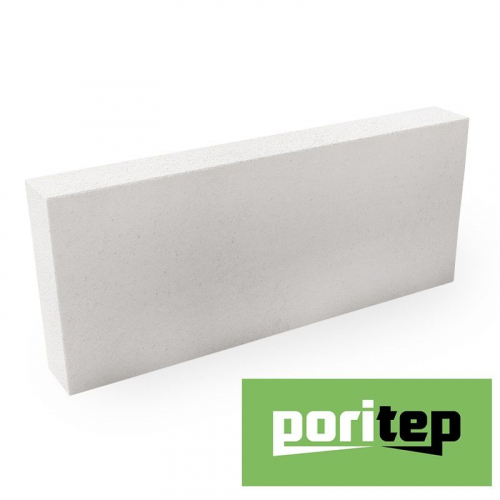 Пеноблоки перегородочные Poritep 625х250х75, D500