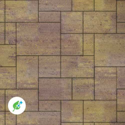 Тротуарная плитка Steinrus Инсбрук Альпен Color Mix Тахель 60 мм