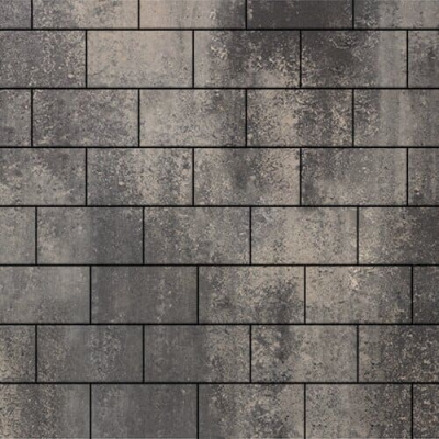 Тротуарная плитка Steinrus Бельпассо Медио Color Mix Нокс 80 мм