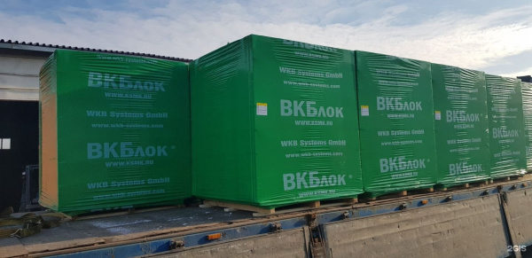 Газосиликатные П-образные блоки ВКБлок 500x300x250, D500